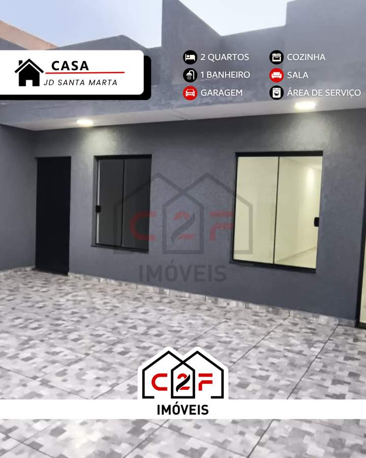 Casa, 2 quartos, 52 m² - Foto 1
