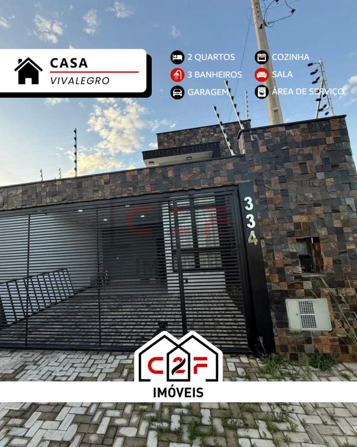 Casa, 2 quartos - Foto 1