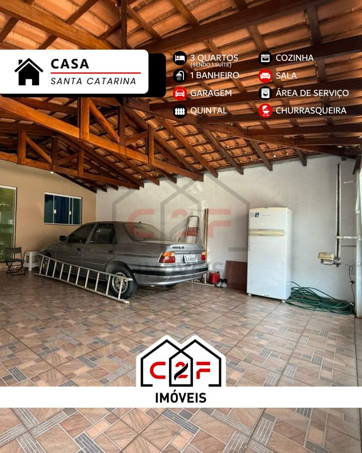 Casa, 3 quartos - Foto 1