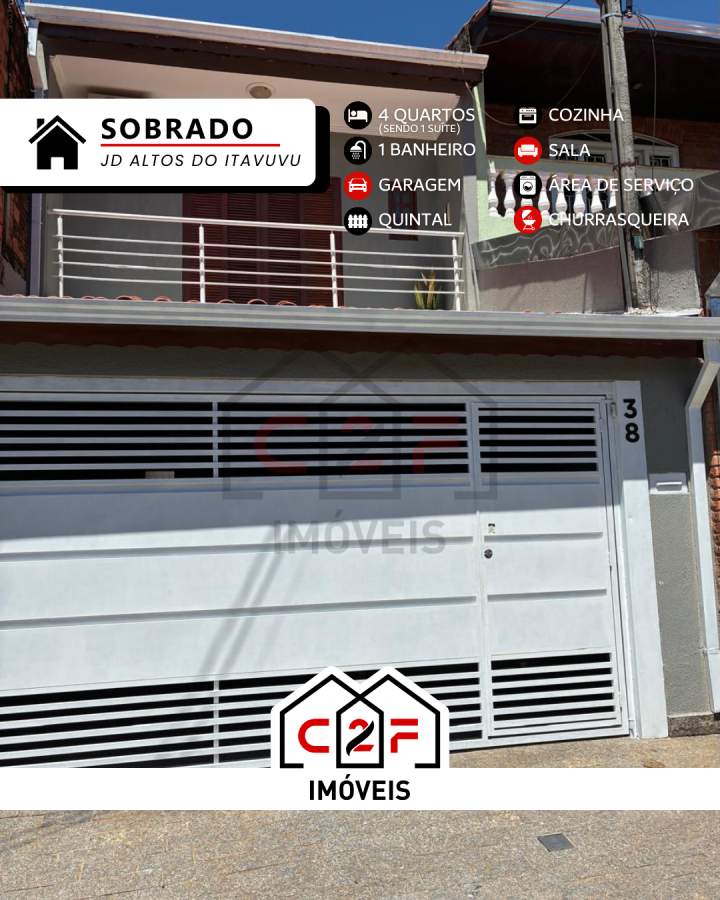 Sobrado, 4 quartos - Foto 1