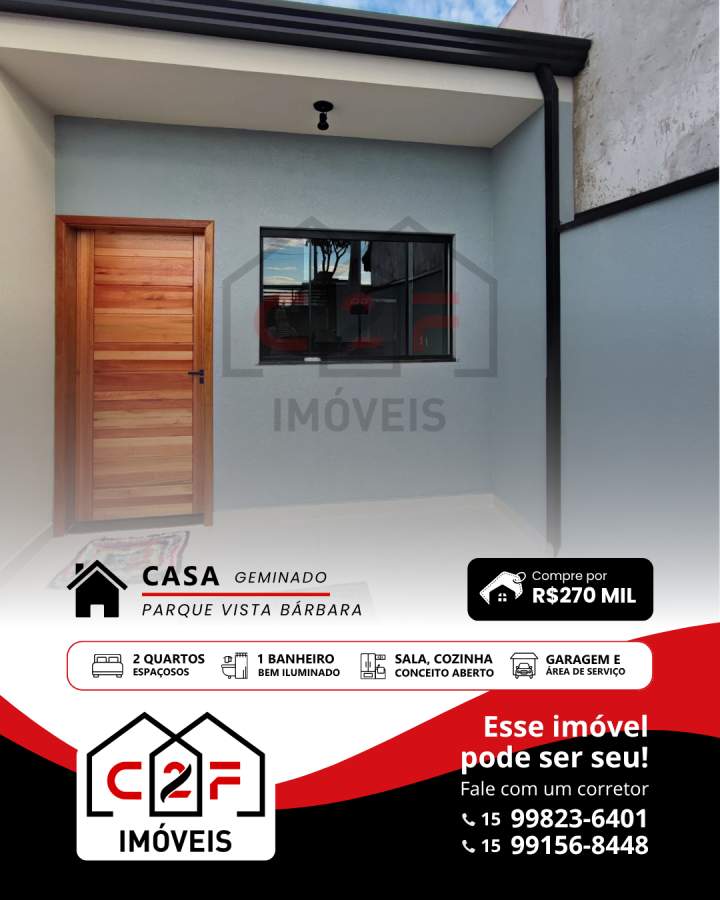 Casa, 2 quartos - Foto 1