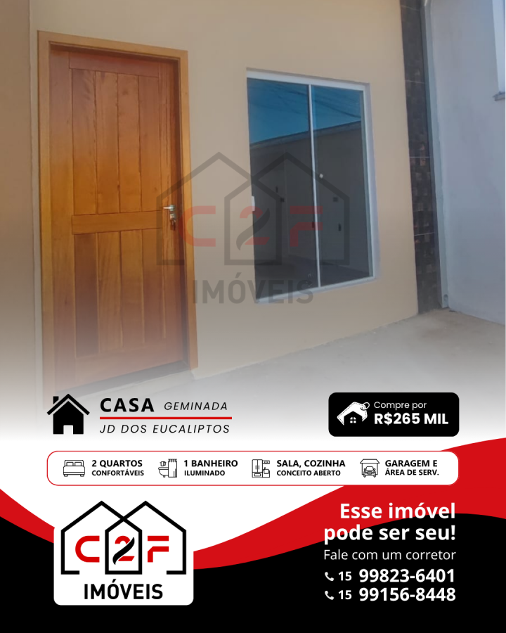 Casa, 2 quartos - Foto 1