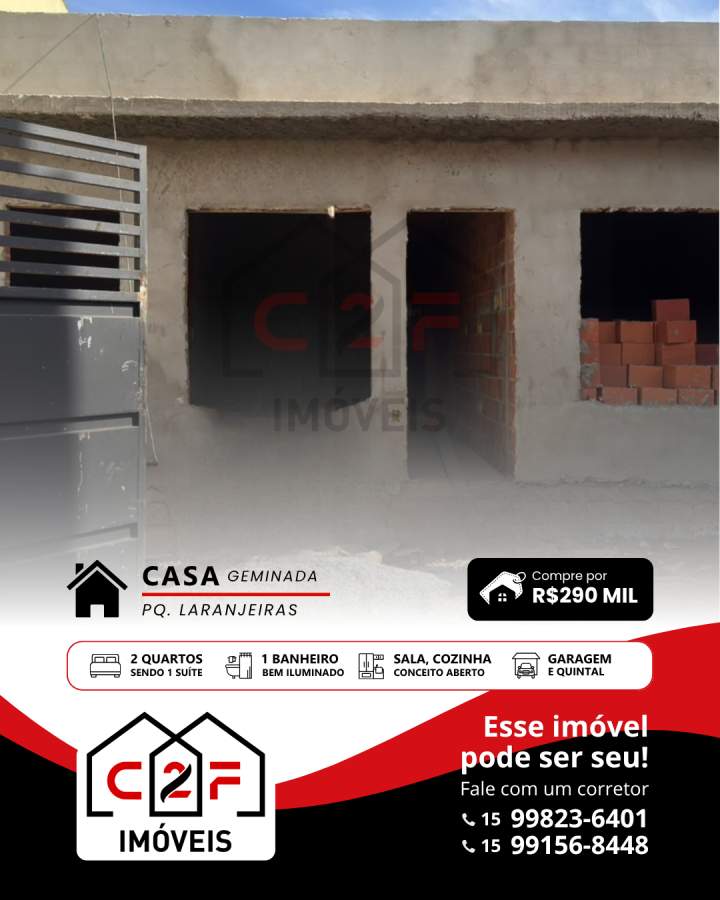 Casa, 2 quartos - Foto 1
