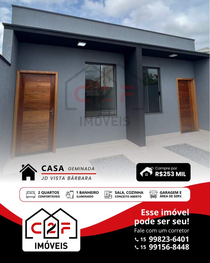 Casa, 2 quartos - Foto 1