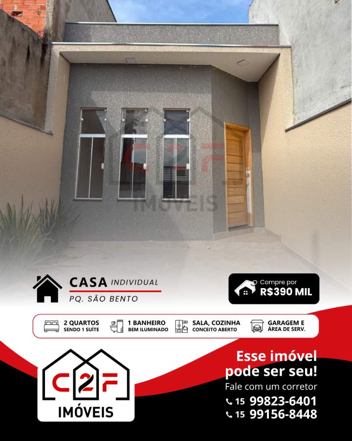 Casa, 2 quartos - Foto 1