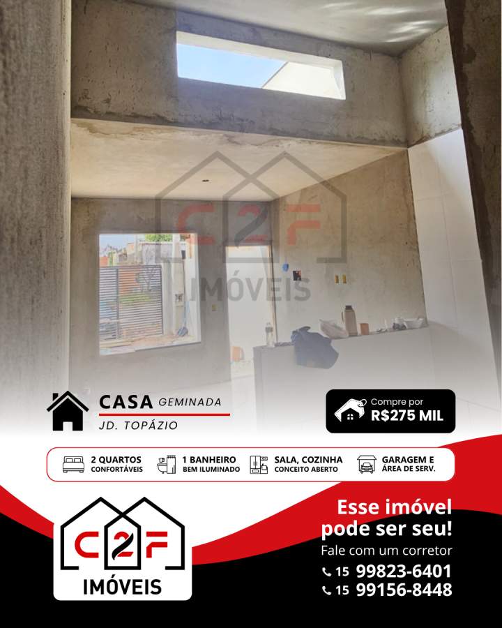 Casa, 2 quartos - Foto 1