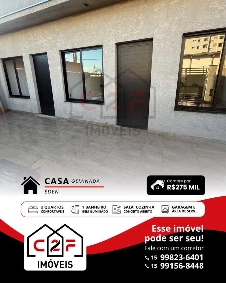 Casa, 2 quartos - Foto 1