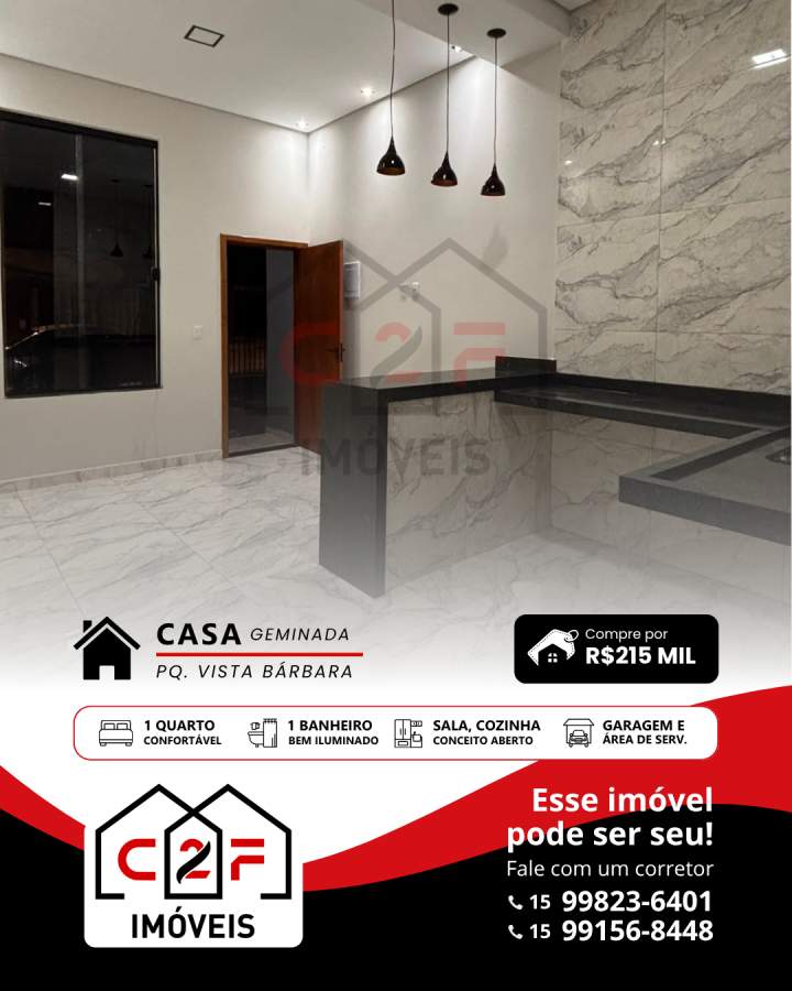 Casa, 1 quarto - Foto 1
