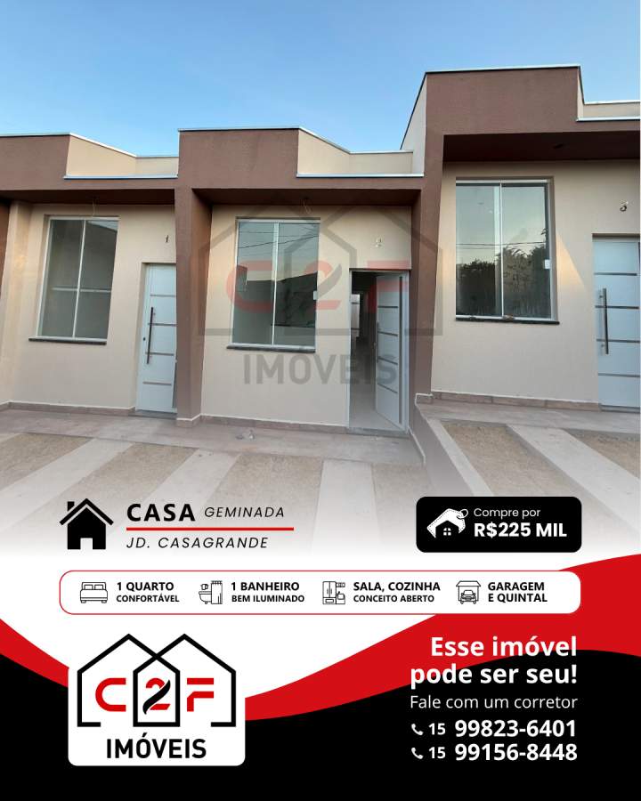 Casa, 1 quarto - Foto 1