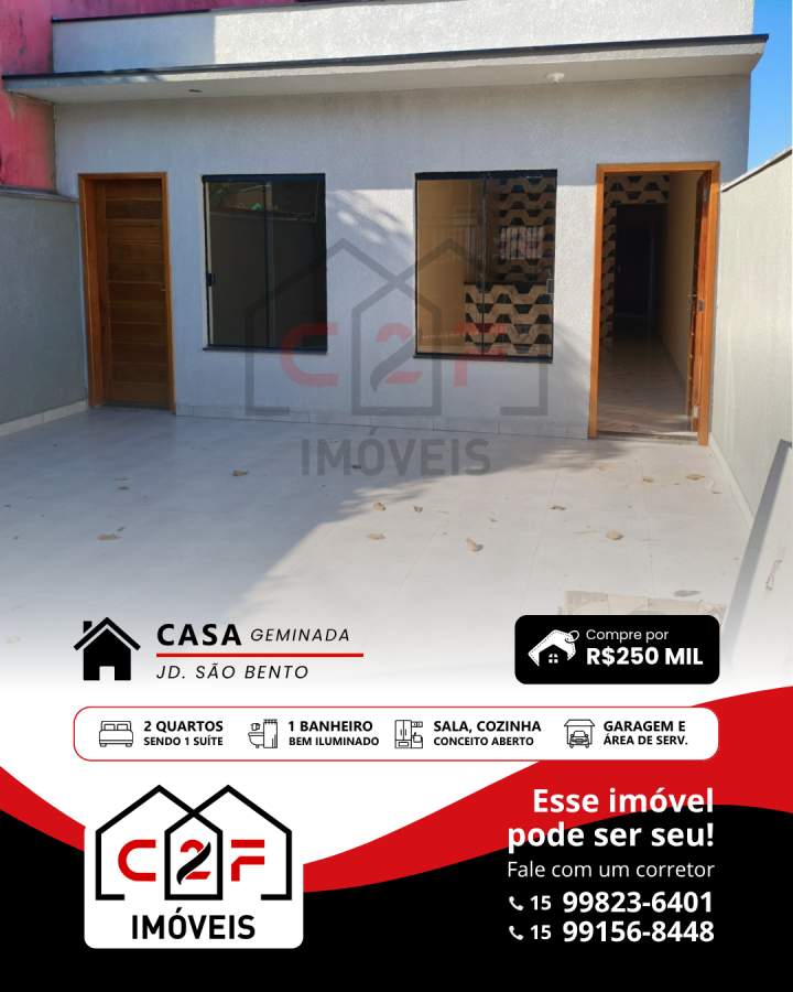 Casa, 2 quartos - Foto 1